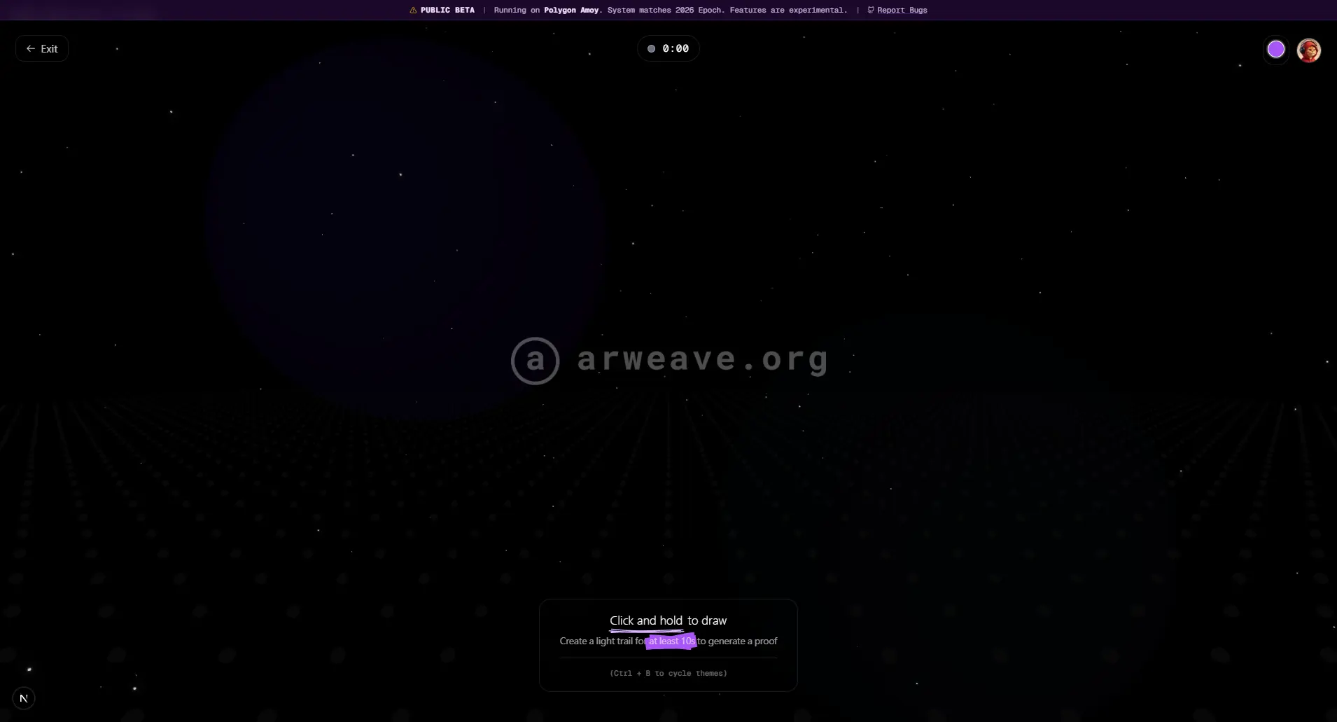 Brand logo appears on the canvas as users draw their light trails